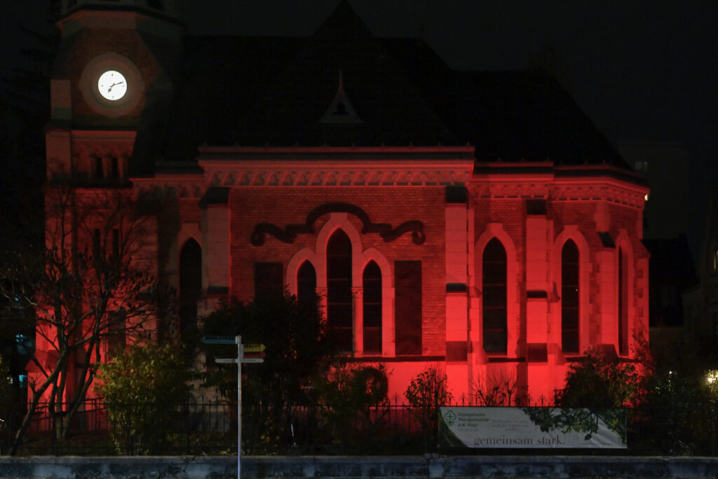 Evangelische Kirche Steyr Red Wednesday